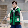 中大童冬款羊羔绒背心马甲外穿韩版帅气时髦