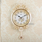 欧式客厅挂钟静音家用大气石英钟个性时尚表创意简约钟表