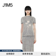 J1M5买手店 SWAYING 24春夏 真丝欧根纱短袖上衣 设计师品牌