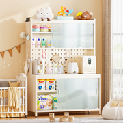 弗林斯卧室婴儿喂养台收纳柜大容量玩具储物柜宝宝辅食衣柜置物架