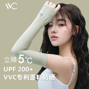 韩国vvc冰袖防紫外线防晒冰丝袖套冰爽男女，夏季开车薄款护手臂套