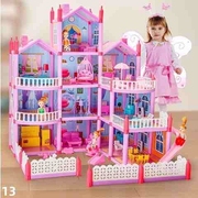 别墅芭比娃娃公主屋女孩，过家家玩具仿真公主，城堡套装模型儿童礼s9