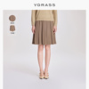 VGRASS法式羊毛气质半身裙女春显瘦遮肉短裙VSB2O10730