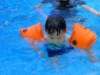 手臂圈加厚双层水袖成人儿童通用初学游泳浮圈双气囊充气游泳装备