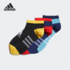 Adidas/阿迪达斯春夏三双装儿童运动短袜子IB0358