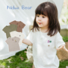 尼多熊2023年夏季儿童T恤男童女童夏装短袖宝宝透气宽松上衣