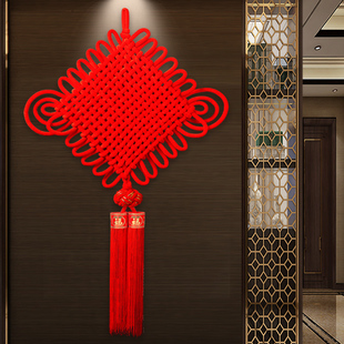中国结挂件客厅大号，红色高档入户门，同心挂饰福字乔迁装饰2024