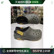 韩国直邮crocs运动沙滩鞋凉鞋，全地形橄欖色207936-3j5月亮