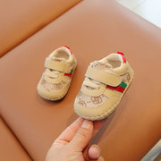夏季一岁宝宝网面学步鞋软底透气0-6-12个月婴儿凉鞋男婴幼儿鞋子