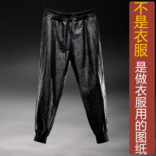 NR26t恤夏女休闲男士小脚裤纸样满就送中国风真丝长裤加工定制图