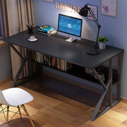 简易电脑桌台式家用书桌简约现代桌子卧室写字台，学生学习桌办公桌