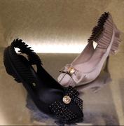 Roberta诺贝达高端女鞋夏季蝴蝶结水钻细高跟单鞋RM87601