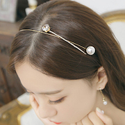 韩国进口饰品 珍珠钻发箍发带甜美可爱