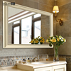 bolen欧式浴室镜防水浴室柜镜子，壁挂镜美式乡村卫生间镜子可