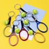仿真网球拍金属挂件，小型迷你网球，比赛纪念品小礼物创意钥匙扣