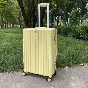 高颜值行李箱男女学生马卡龙色旅行箱登机箱密码箱大容量拉杆箱