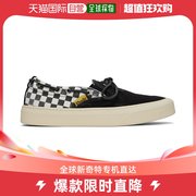 香港直邮潮奢 Rhude 男士黑色 & 白色格纹运动鞋