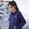 JOOLA优拉尤拉长袖运动套服男女款乒乓球服套装连帽卫衣保暖