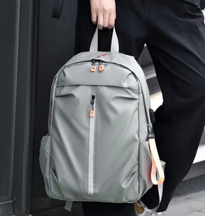 背包大容量男士电脑包防水双肩包休闲潮流学生书包商务通勤旅行包