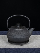 定制小铁壶烧水煮泡茶铸铁家用手工，无涂层水壶铁茶壶茶具茶杯自用