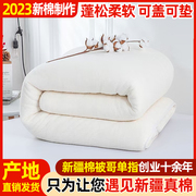 新疆一级长绒棉棉被纯棉花，被子春秋手工全棉被芯，棉絮床垫加厚冬被