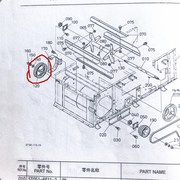 久保田758收割机配件脱粒皮带盘5T181-6K6310 V型皮带盘皮带轮