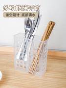 筷子筒置物架家用筷子篓厨房勺子，收纳架餐具，收纳盒塑料沥水收纳架