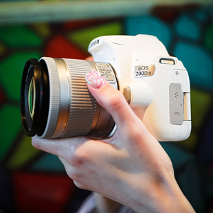 佳能EOS 200D II 二代 200D入门级单反4K录像 高清数码旅游照相机