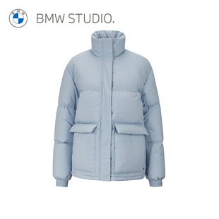 BMW Studio宝马女装羽绒服冬季休闲潮流立领百搭通勤女士外套