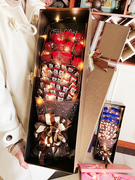 德芙巧克力费列罗花束礼盒装香皂玫瑰送老婆女友生日惊喜创意礼物