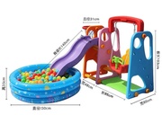 海洋球池滑滑梯加厚儿童，室内家用组合幼儿园，多功能宝宝秋千