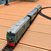 玩具火车儿童电动小火车绿皮东风4B内燃机轨道高铁复兴号套装轨道