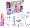 Barbie芭比娃娃童话公主美人鱼百变礼盒女孩过家家换装玩具HGM66