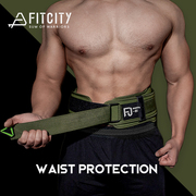 军绿色健身大重量护腰带力量器械训练专业举重深蹲硬拉防护支撑带