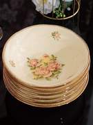 欧式餐具碗盘子组合菜盘家用出口韩国碗碟套装高档陶瓷吃饭米饭碗