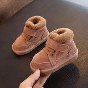 男女宝宝雪地靴01一3岁小童软底软面学步鞋冬婴幼儿加厚保暖棉鞋