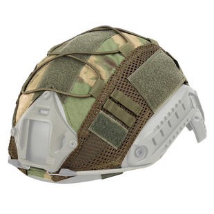 MC多地形德斑 高切Fast头盔战术盔罩钢盔芳纶盔布A-TACSFG绿废墟
