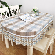 长椭圆形桌布布艺小清新餐桌罩桌套长方形桌布圆形桌布茶几布定制