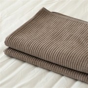 格序绗缝被全棉针织提花春夏柔软盖毯沙发毯子空调被夹棉床g