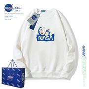 NASA联名哆啦a梦儿童装卫衣男童女童中大童春秋款亲子装加绒上衣