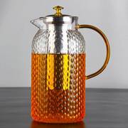 超大玻璃泡茶壶茶具家用花茶水壶耐高温加厚耐热过滤水壶煮茶壶器