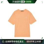 韩国直邮男女同款 Pigment 染色 登山 艺术字 短袖T恤(over)_AM