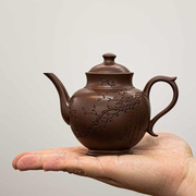 宜兴原矿紫泥茶具玉露，壶全手工高端紫砂壶，围炉煮茶家用喝茶泡茶器
