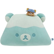 日本san-x轻松熊rilakkuma松弛熊可爱富士山抱枕午睡枕