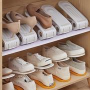 鞋架收纳神器双层可调节省空间，置物架鞋柜分层隔板整理放鞋子鞋托