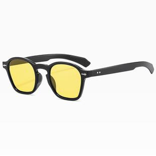 法国CapinKofin酷方眼镜透明色圆框男女款复古全框架海洋片太阳镜