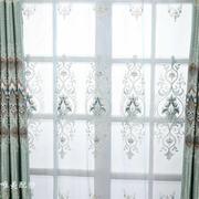 时尚绣花窗帘布客厅，阳台落地窗窗，帘布窗纱成品遮光窗帘