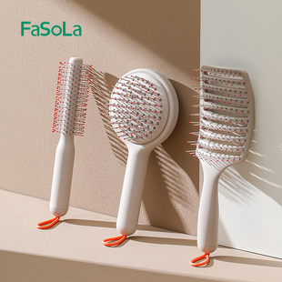 fasola大排骨梳子女士，专用长发气垫气囊按摩经络，家用造型蓬松卷发