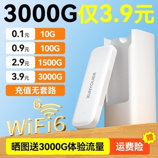 随身wifi移动无线wi-fi免插卡无线网络热点，流量4g便携式通用纯流量，上网卡托路由器宽带车载wilf上网宝