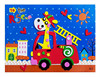 儿童玩具层层贴画益智手工制作海绵贴纸宝宝幼儿园，3d立体粘贴拼图